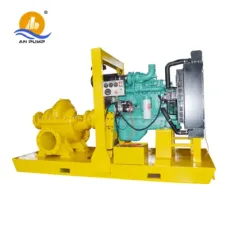 Set Electric Start High Pressure Diesel Engine Centrifugal Water Pump