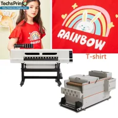 60cm Dtf Direct to Film Printer for Fabrics Heat Transfer Printing with Belt Type Powder Machine