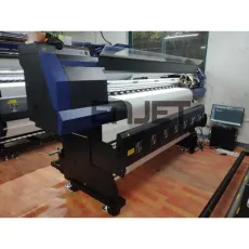 1800mm 3 Print Heads Large Format Roll to Roll Digital Inkjet Sublimation Printing Machine with I3200 Print Head for Polyester Fabric