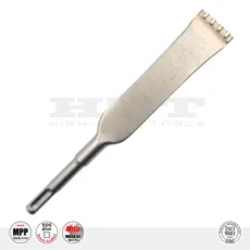 Tungsten Carbide Tipped 32mm Flat Mortar Hammer Chisel SDS Plus 4 Teeth for Concrete Brick Cement Stone Breakage
