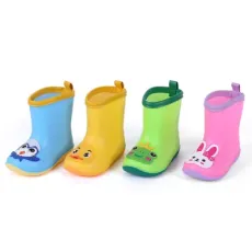 Fashion PVC Rain Boot Waterproof Rainboots for Kids