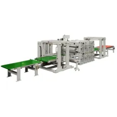 Loading and Unloading Wood Door Hot Press Unit with Hierarchical Belt