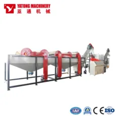 Yatong Plastic Crushing Washing and Drying Line / PE PP Recycling Machine / Granulating Machine