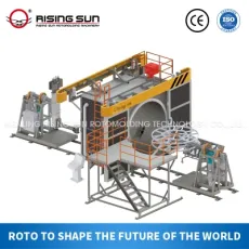 Plastic Product Making Efficient Multi-Arms Carousel Rotomolding Machine