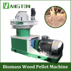 Biofuel Energy Rice Husk Sawdust Bamboo Powder Tree Branches Granulator Briquette Press Machine / Ring Flat Die 1t/H 2t Agriculture Biomass Wood Pellet Machine