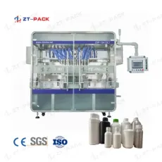 Automatic Bottle Pesticide Packaging Filling Machine for Agrochemicals Insecticide Fertilizer Liquid Production Packing Filler Capping Labeling Machine