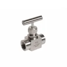Stainless Steel 1/2 NPT or BSPT Female Thread Integral Forged Needle Valve 6000psi