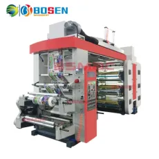 Bshyt-61000 Money Save Type Six Colors Plastic Film and Paper Flexo Printing Machine