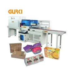 Fully Auto POF PE Film Side Shrink Wrap Packing Wrapper Automatic Heat Shrink Wrapping Packaging Machine