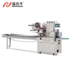 Swiss Roll Layer Cake Bread Muffin Buns Cookies Biscuits Candy Chocolate Bar High Speed Packaging Machine Packing Line