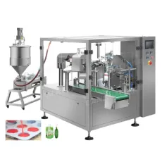 Landpack Ld-8200L Full Automatic Water Jelly Other Liquid Premade Pouch Packaging Packing Machine