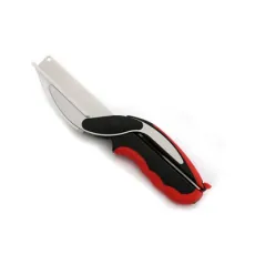 2 in 1 Food Chopper Replace Your Kitchen Knife and Cutting Board Scissors