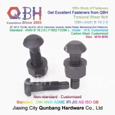 Qbh Customized Torsional Shear Tension Control Tc Bolt Nut Washer Hoisting Machinery Hardware