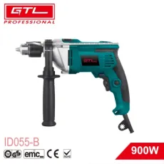 Electric Drill 900W Variable Speed Corded Impact Drill with 360° Rotatable Handle