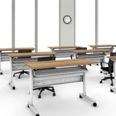Elites Ergonomic Wooden Furniture Computer Training Executive Desk for Home School