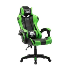 PVC Modern Home Classic Stylish Adjustable Gaming Office Chair with Headrest and Footrest Office Computer Recliner Gaming Chair Furniture