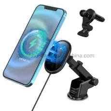 Magnetic Wireless Charger Car Charger Phone Holder for I-Phone 12 Servis