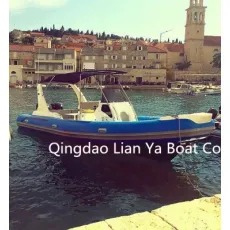 Liya 24.7feet Inflatable Boat Hard Bottom Fiberglass Passenger Ship