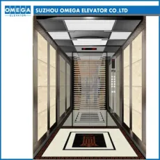 Giankone Special Design Mirror Etching Passenger Elevator