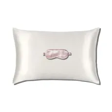 Oeko Certificate 100% Mulberry Silk Pillowcase 22mm Silk Pillow Case Cover with Zipper