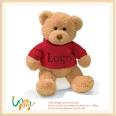 Custom Logo Plush Teddy Bear /Stuffed /Kids/Chridren/ Soft/Baby/Gift Toy for Plush Wholesales From China Plush Toy Manufacture