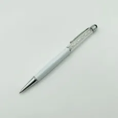 Bling Metal Diamond Slim Crystal Ballpoint Ink Touch Screen Pens for iPhone, iPad, and All Other Touch Screen Device