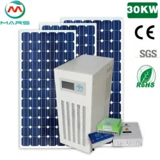 10kw 50kw 100kw Whosale PV Solar Moduel Solar Renewable Energy Panel Cost System Inverter Power for Air Conditioner Home Solar Power System