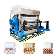 Professional Factory Waste Paper Pulp Molding Machine Egg Carton Tray Making Machine