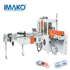 Automatic Facial Tissue Paper Wrapping Machine, V Fold Hand Towel Paper and Napkin Tissue Packing Machine