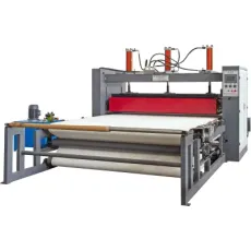 Automatic Seamless Concave and Convex Fabric Flat Heat Embossing Machine