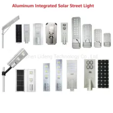 Factory Price - Aluminum Integrated Solar Street Light Body Sensor + Remote Control