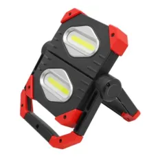 Outdoor Camping Hiking LED Car Inspection Working Spotlight USB Rechargeable Folding Portable Work Lamp Waterproof 2 COB 2000 Lumen Flood LED Work Light