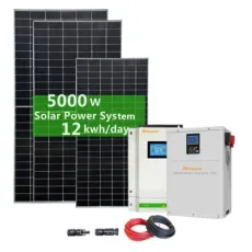 3kw 5kw10kw off-Grid Complete Hybrid Solar Energy System for Home