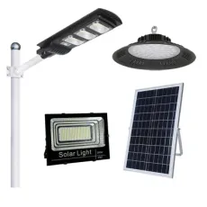 China Factory Industrial Warehouse Emergency 100W Dimmable Road Ceiling Flood Track Grow Lawn Garden Wall Tail Street Light UFO High Bay LED Solar Lamp