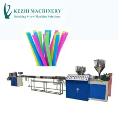 Kz011 High Quality Automatically Plastic Drinking Straw Making Machine