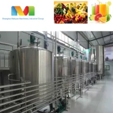 New Complete Production Line for Fruit Juice Beverage Processing Equipment Machine Hot Bottle Filling Soft Drink Machine