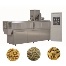 Low Cost Textured Soya Protein Tvp Hama Wet Protein Tsp Vegan Meat Bionic Chicken, Ham, Spicy and Spicy Snacks Soyabean Food Sausage Dry Beef Processing Machine