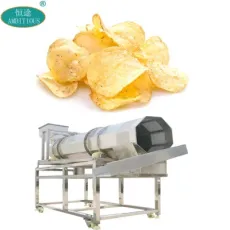 Flavouring Processing Machines Potato Fries Chips Coating Seasoning Machine