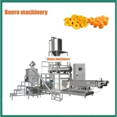 450kg Corn Flakes Puff Snacks Extruder Making Machine Mass Production