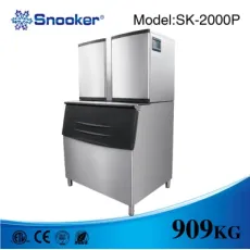 Snooker China Top 1 26~909kg/24h Commercial Cube Ice Machine