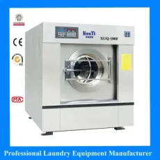 Fully Stainless Steel Industrial Washing Machine for Hotel Hospital Laundry Machine Equipment Washer Extractor Flatwork Ironer Bedsheet Folding Steam Iron Press