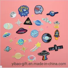Top Quality Professional Custom Sky 100% Full Embroidery Patch for Clothing/Cap/Shoes (YB-SE-38)