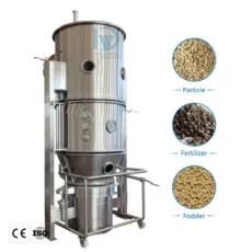 Fbd Fluid Bed Granulator for Pharmaceutical Food Chemical Medicine Protein Solid Beverage Dietary Supplements Fluid Bed Granulating Machine
