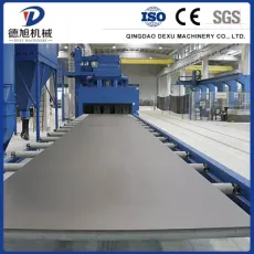 Steel Sheets /Steel Beam/Steel Structure/Crawler/Large-Scale/Hook Through/Roller/Hook- Type/H-Shaped Shot Blasting Machine and Sand Painting Cleaning Machine