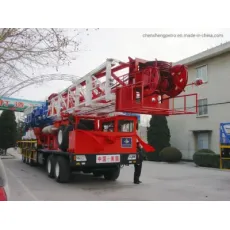 Xj350 Oilfield Truck Mounted Workover Rig / Pulling Unit Online Support Rotary Oil Well Drilling Rig