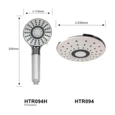 5 Function ABS Shower Set with Shower Head/Shower Set/Handheld Shower/Rain Shower