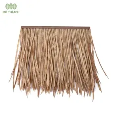 Non Combustible Construction Material Synthetic Straw, Artificial Thatch for Roof Decorations China Manufacturer