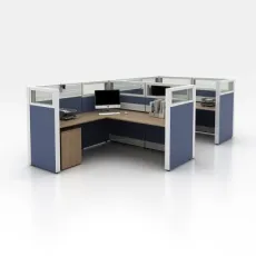 Reliable Quality Modern Style Office Computer Corner Combination Workstation