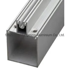 Aluminium Extrusion Profile for Curtain Wall System, Aluminium Profiles for Thermally Broken Vertical Mullion of Glass Wall, Perfil De Aluminio