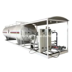 10tons 20000 Liters LPG Gas Filling Skid Station with Filling Scale or Dispenser